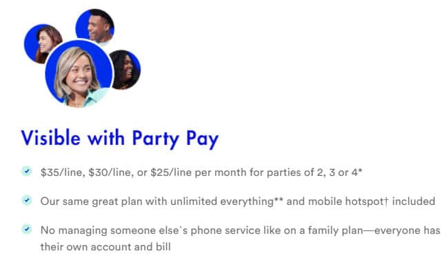 Visible Party Pay