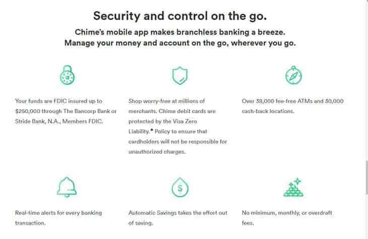 Chime app security and control