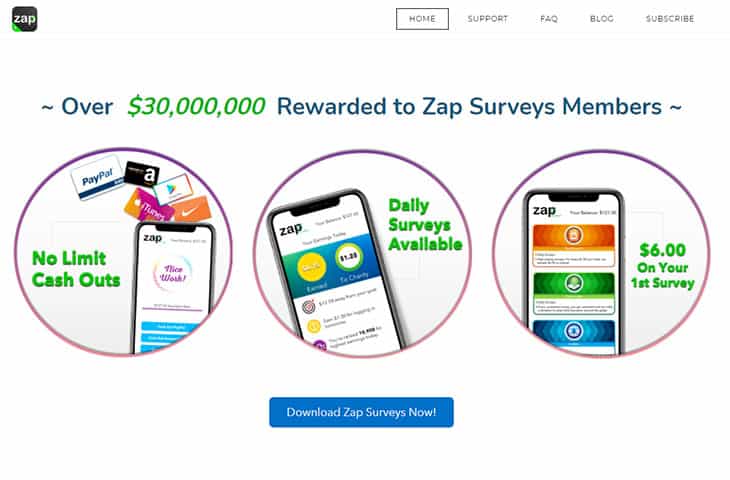 free money app Zap Surveys