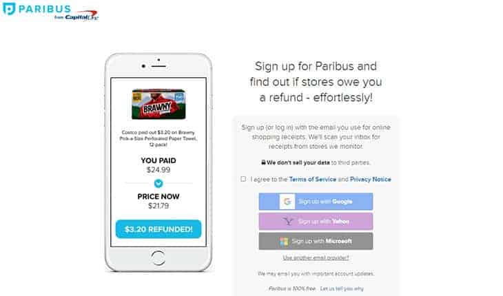 Paribus free money saving app