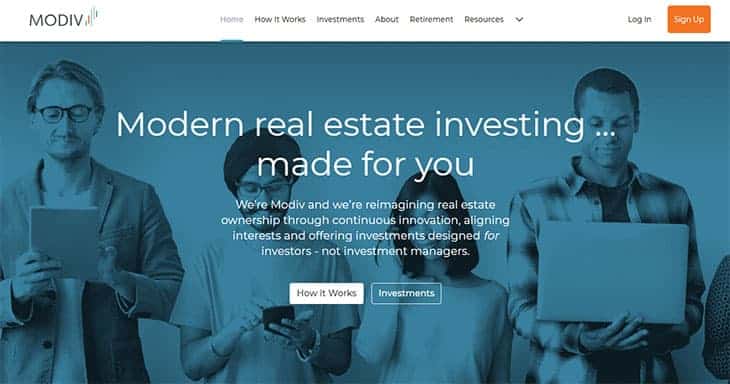 Modiv review - real estate investing