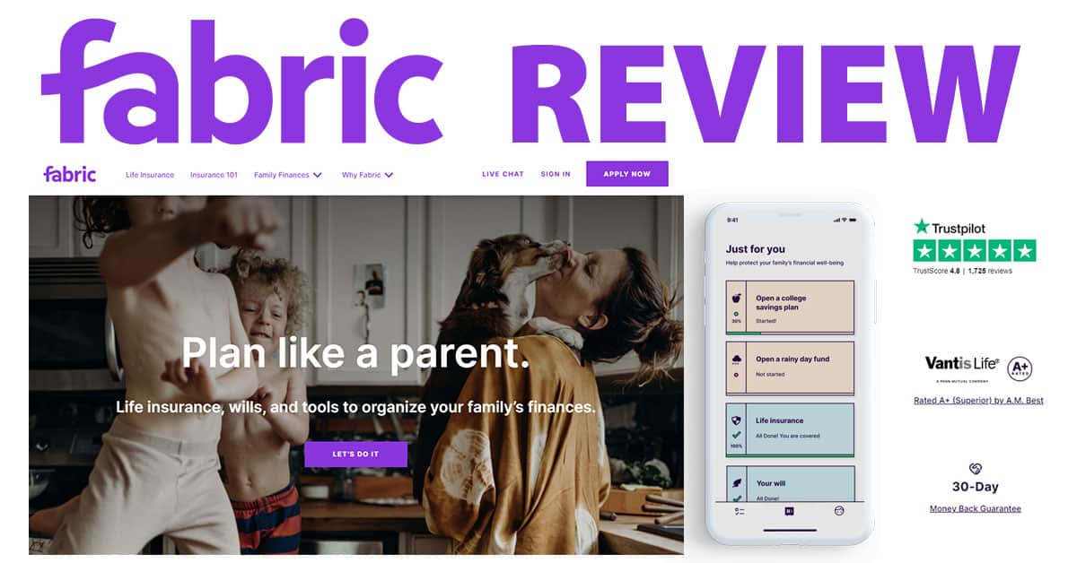 Fabric Life Insurance Review 2021 Term Life Insurance
