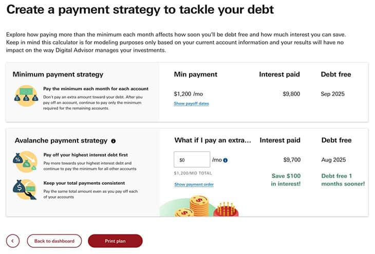 Vanguard Debt Payoff Calculator