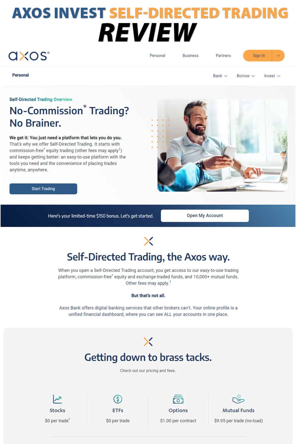 Axos Self Directed Trading review