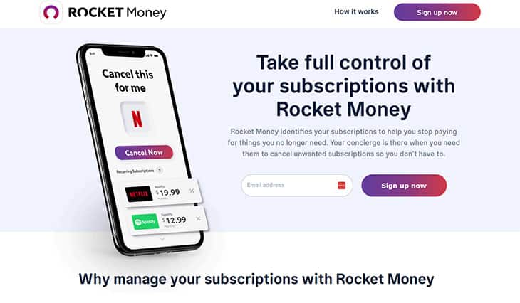 Rocket Money - Bill Negotiation And Subscription Cancellation