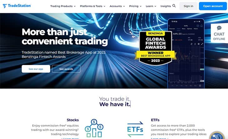TradeStation Homepage