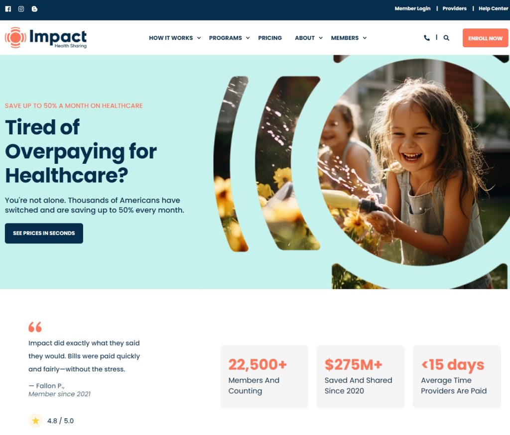 Impact Health Sharing review